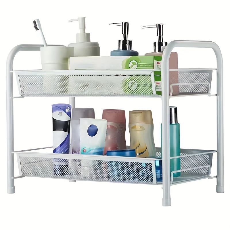 1pc Kitchen Seasoning Rack Organizer For Cabinet and Countertop Storage