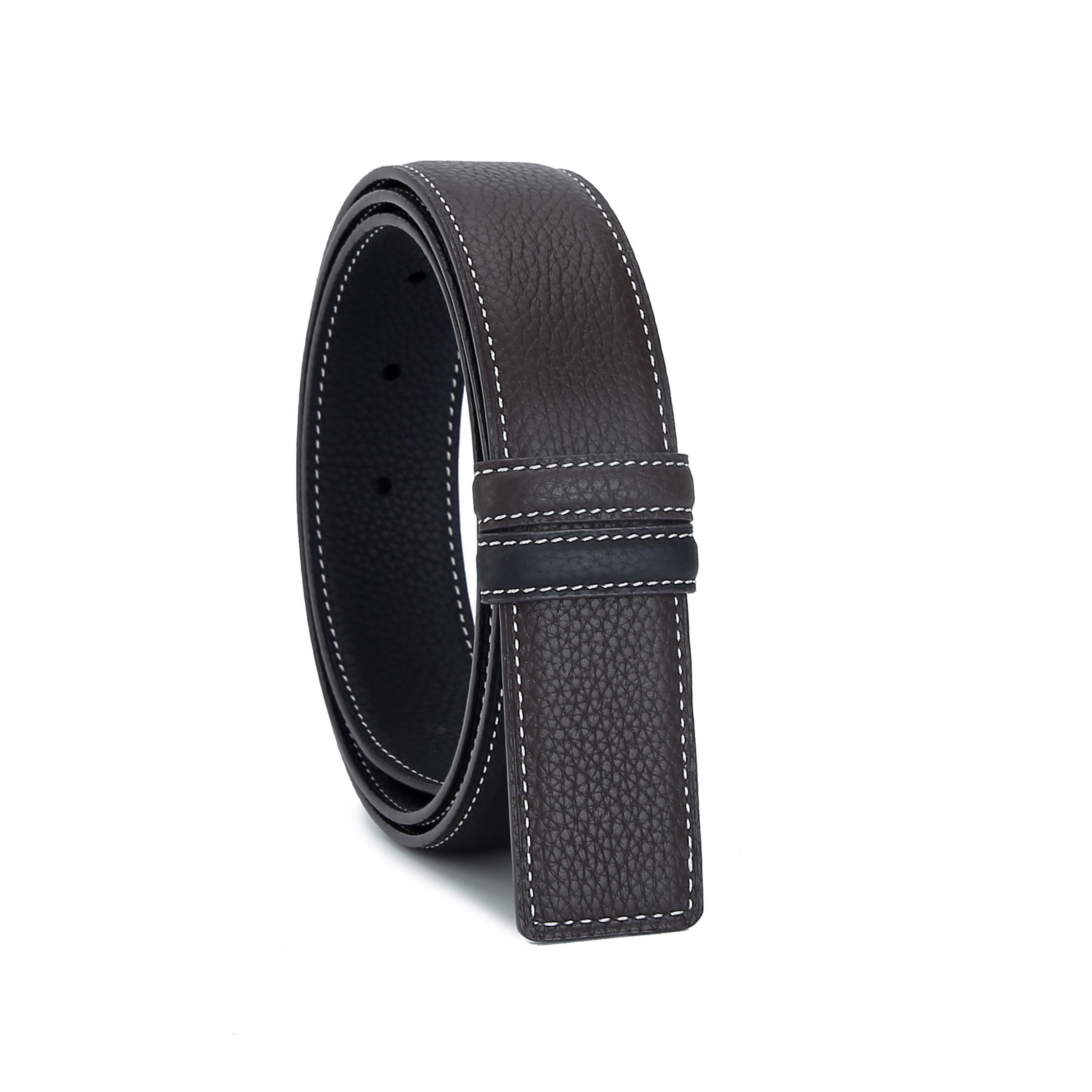 Durable Versatile Men's Automatic Buckle Belt Single-layer Cowhide  Checkerboard Pattern Width, Strong Tensile Strength, Adjustable, 304  Stainless Steel Buckle - Temu