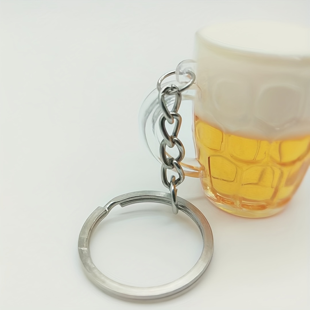 Simulated Beer Glass Champagne Glass Keychain, Creative Acrylic Beer Mug  Keychains, Simulation Mini Drink Keyring For Men Women, Cute Aesthetic  Stuff, Weird Stuff, Cool Stuff - Temu