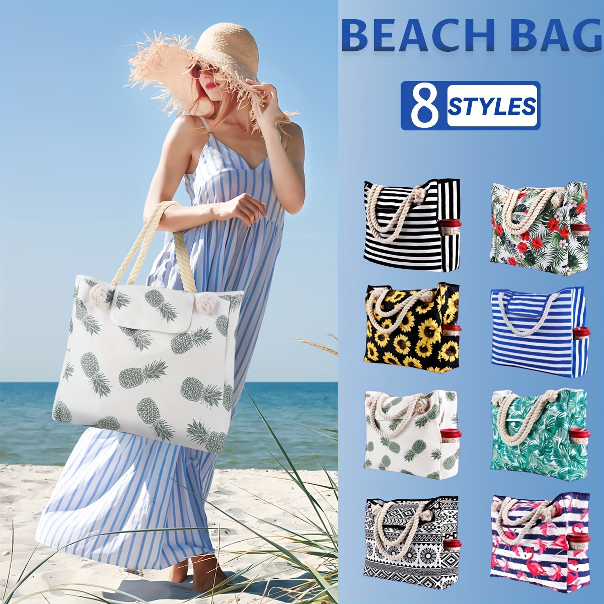 Canvas Bags With Zipper For Women - Free Returns Within 90 Days - Temu  United Arab Emirates
