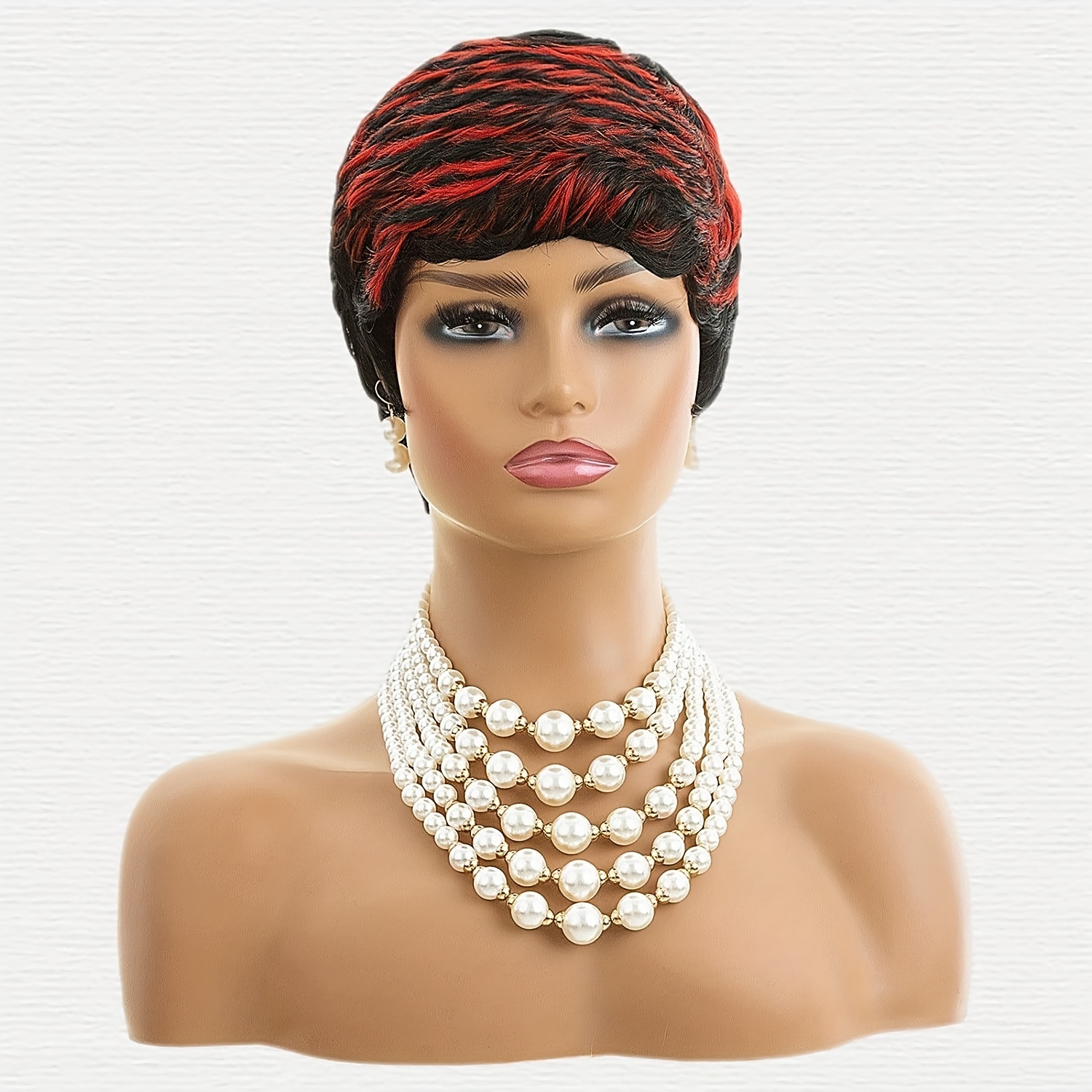 Pixie Cut Short Wig for Women Layered Hairstyles Cosplay Costume
