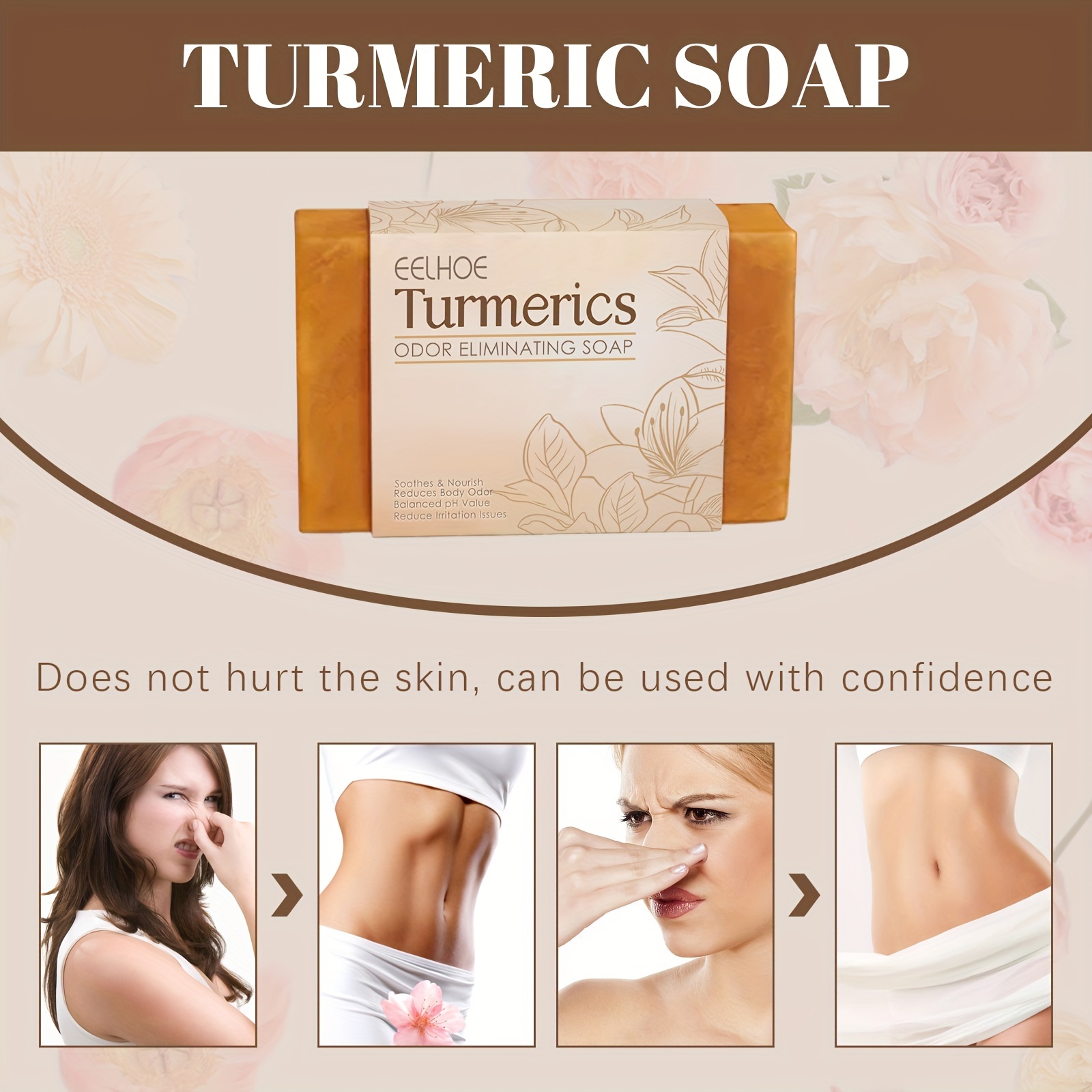 Turmeric Cleansing Soap, Gentle Moisturizing Bar