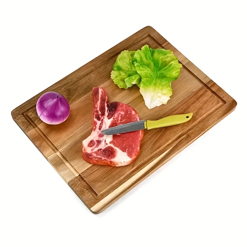 Wood Cutting Board, Household Kitchen Square Chopping Board For