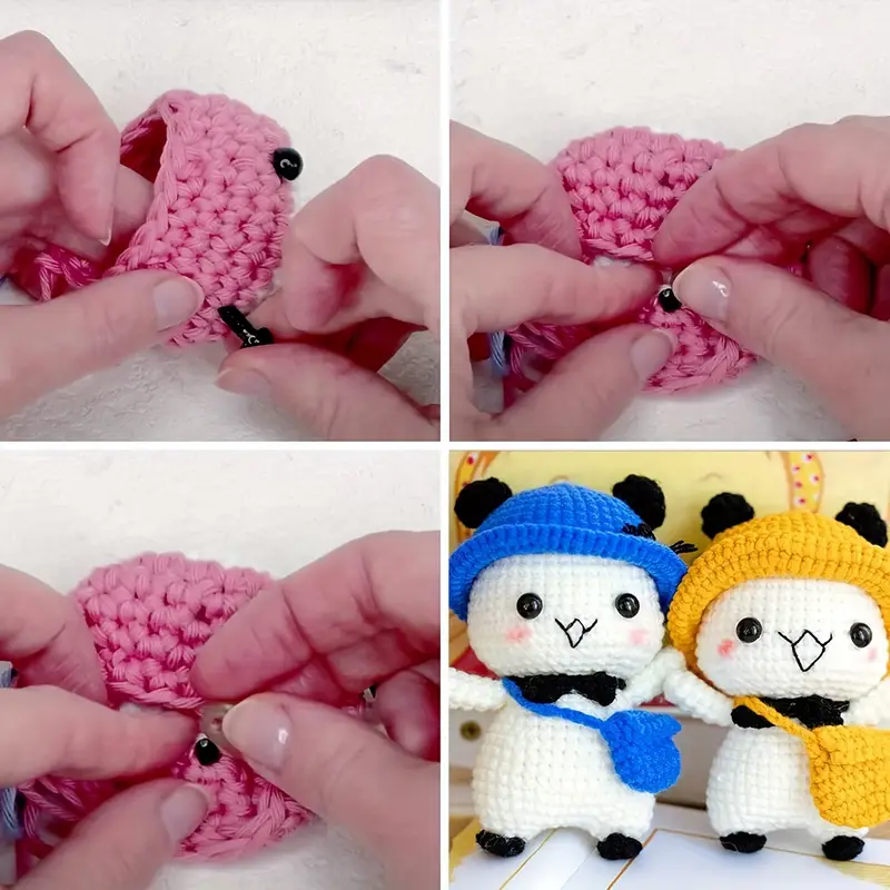 Safety Eyes Plastic Safety Eyes With Washer For Crochet Craft, Diy Craft  Eyes Diy Animal Puppet Craft - Temu