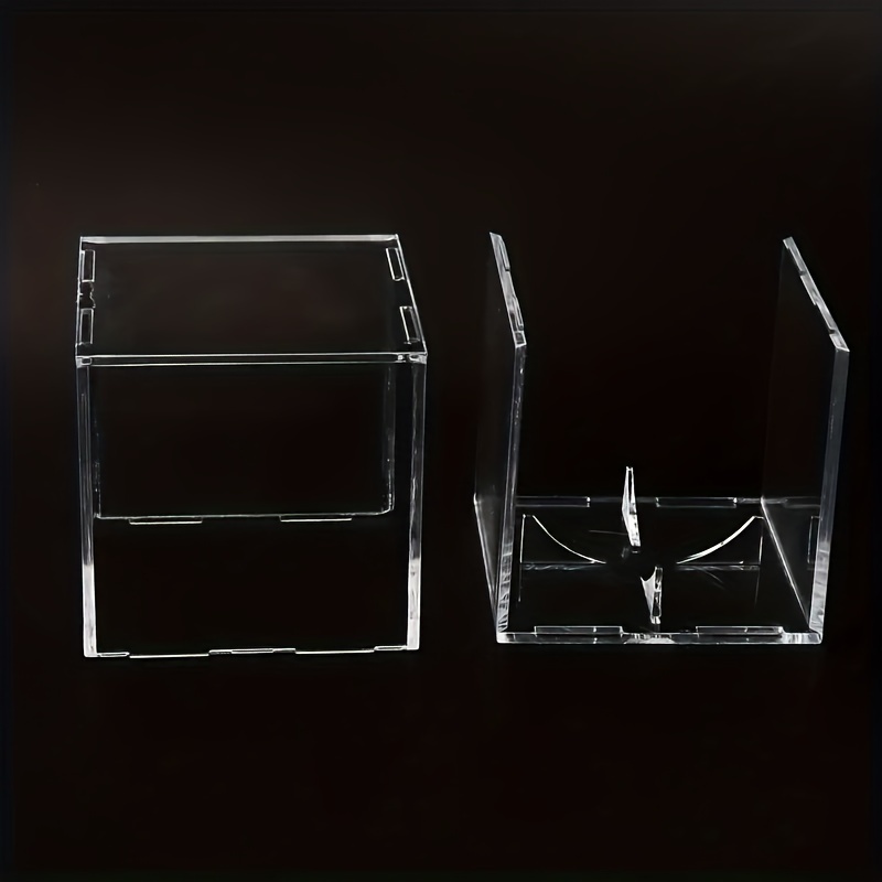 Baseball Display Box UV Resistant Acrylic Cube Baseball Holder