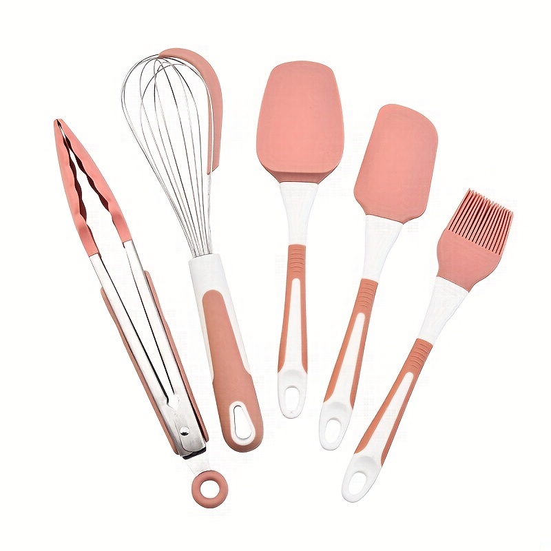 Silicone Baking Tools Set Scraper Oil Brush Egg Beater - Temu