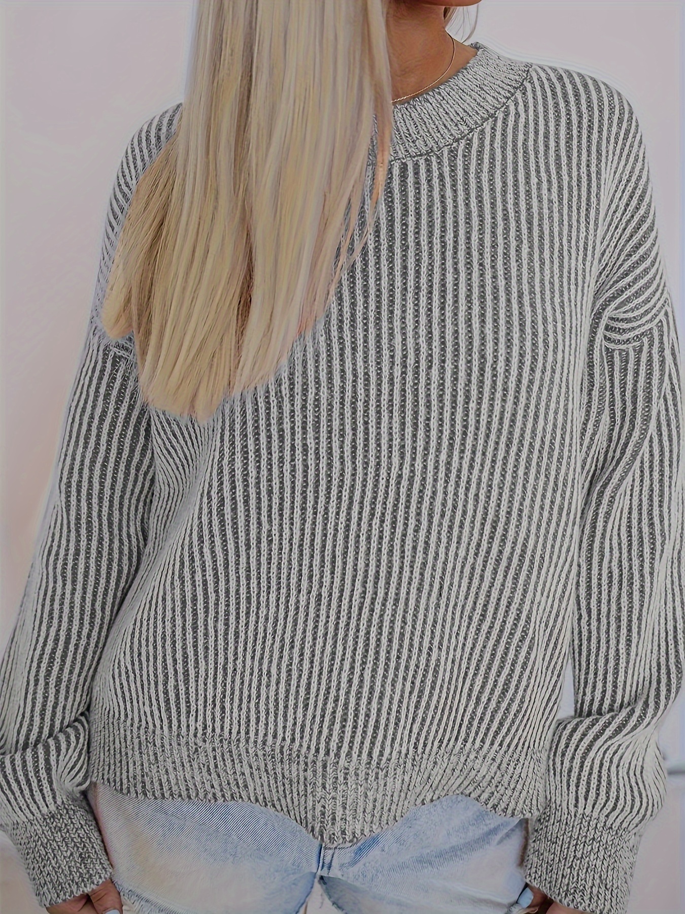 Casual Crew Neck Long Sleeve Geometric Fashion Regular Sweatshirt