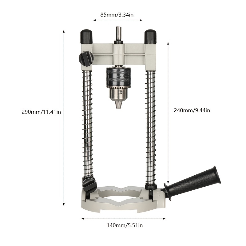 Soporte de taladro eléctrico de mano, posicionador de guía de