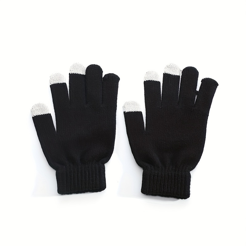 Gants Hiver Chauds pour Homme et Femme Écran Tactile antidérapants Gants de  Travail Gloves d'extérieur Gant Thermique Polaire Gants d'hiver pour Le