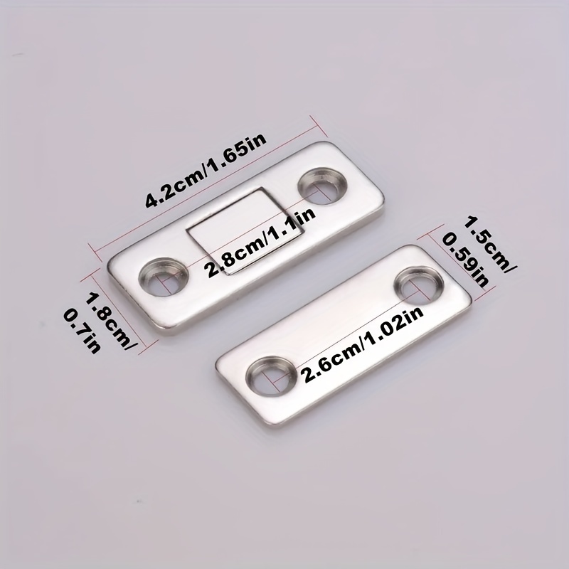 Magnetic Door Catch Ultra Thin Cabinet Door Magnets Stick On - Temu
