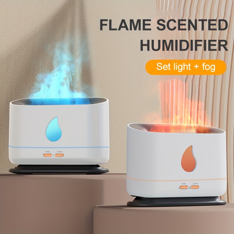 Flame Volcano Aromatherapy Humidifiers Diffusers With - Temu