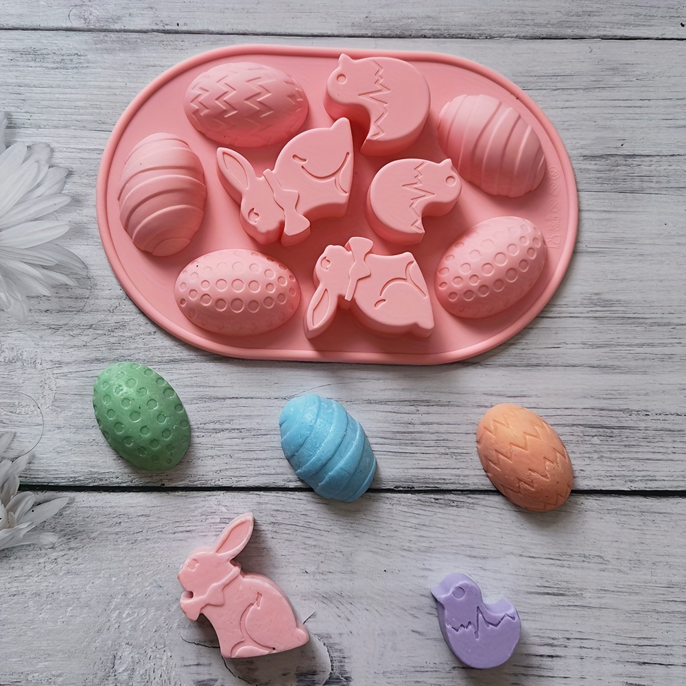 Easter Eggs Chocolate Silicone Molds, Half Sphere Silicone Mold, 3d Easter  Egg Chocolate Molds Silicone Baking Molds For Easter Decorations, Mousse Ca