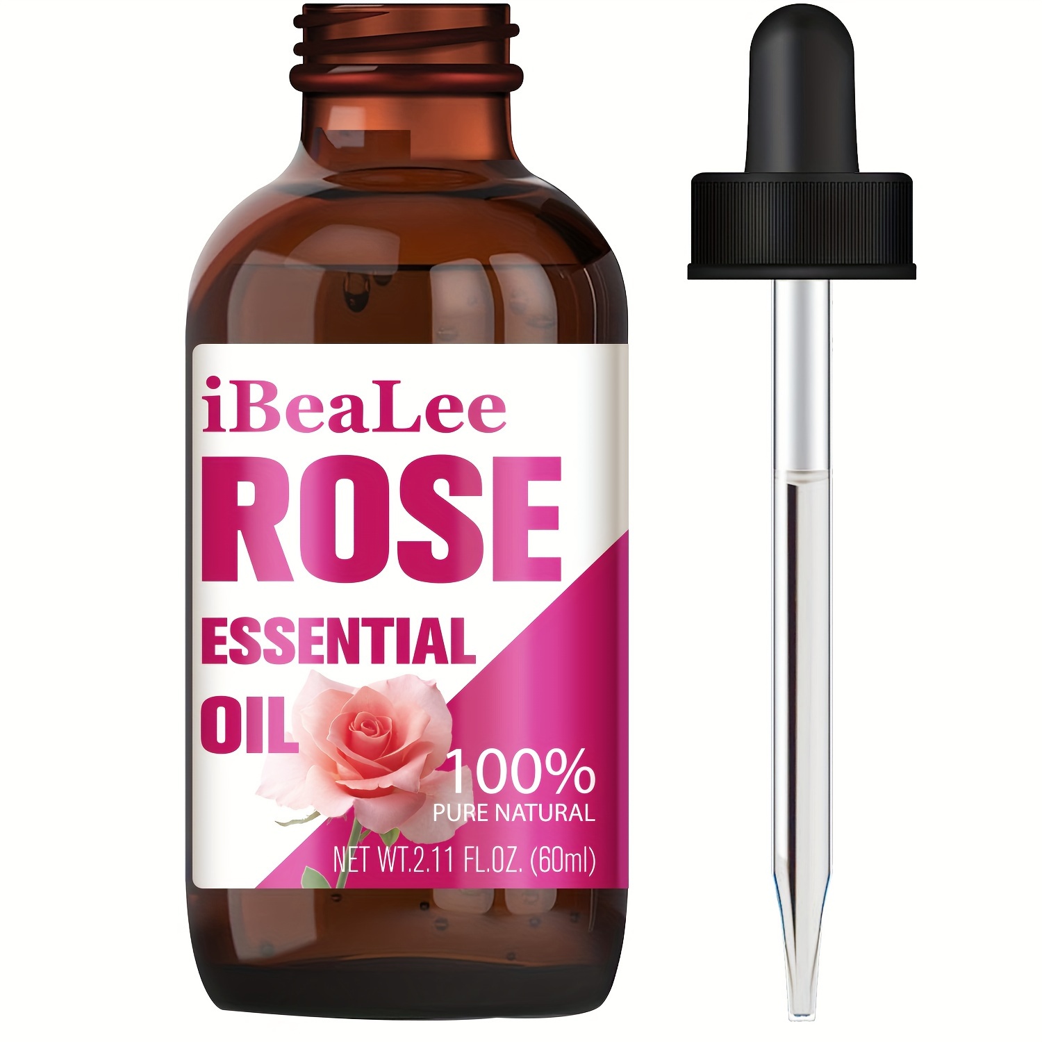 100% Pure Rose Essential Oil Petals Squalane Essential Oil - Temu