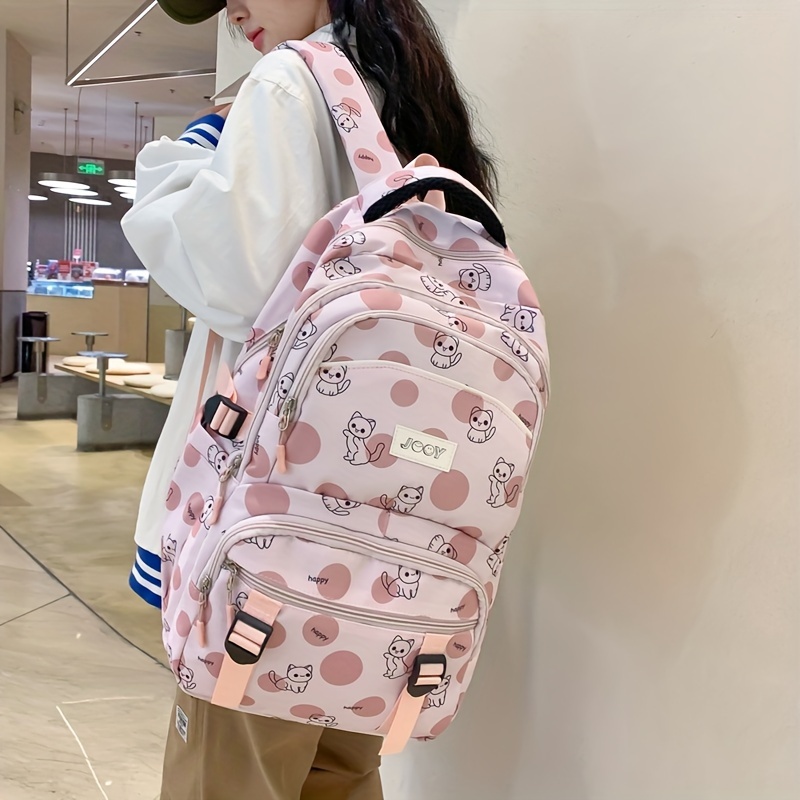 New Girl Laptop zaino impermeabile Trendy tinta unita borsa per studenti  universitari borsa da donna Kawaii