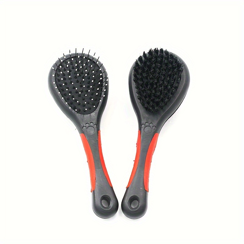 

Professional Double Sided Pin & Bristle Combo Brush For Dogs & Cats, Grooming Comb For Cleaning Shedding