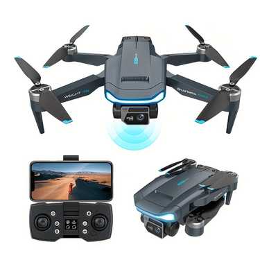 UAV Quadcopter F194pro Stable Flight : retour à une touche, double caméra HD à commande électrique, GPS, moteurs sans balais, cadeau pour hommes et femmes