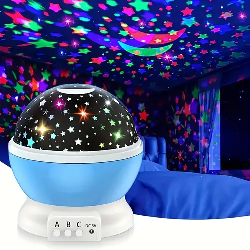 Star Projection Lamp Led Star Projector Blue Sky Full - Temu