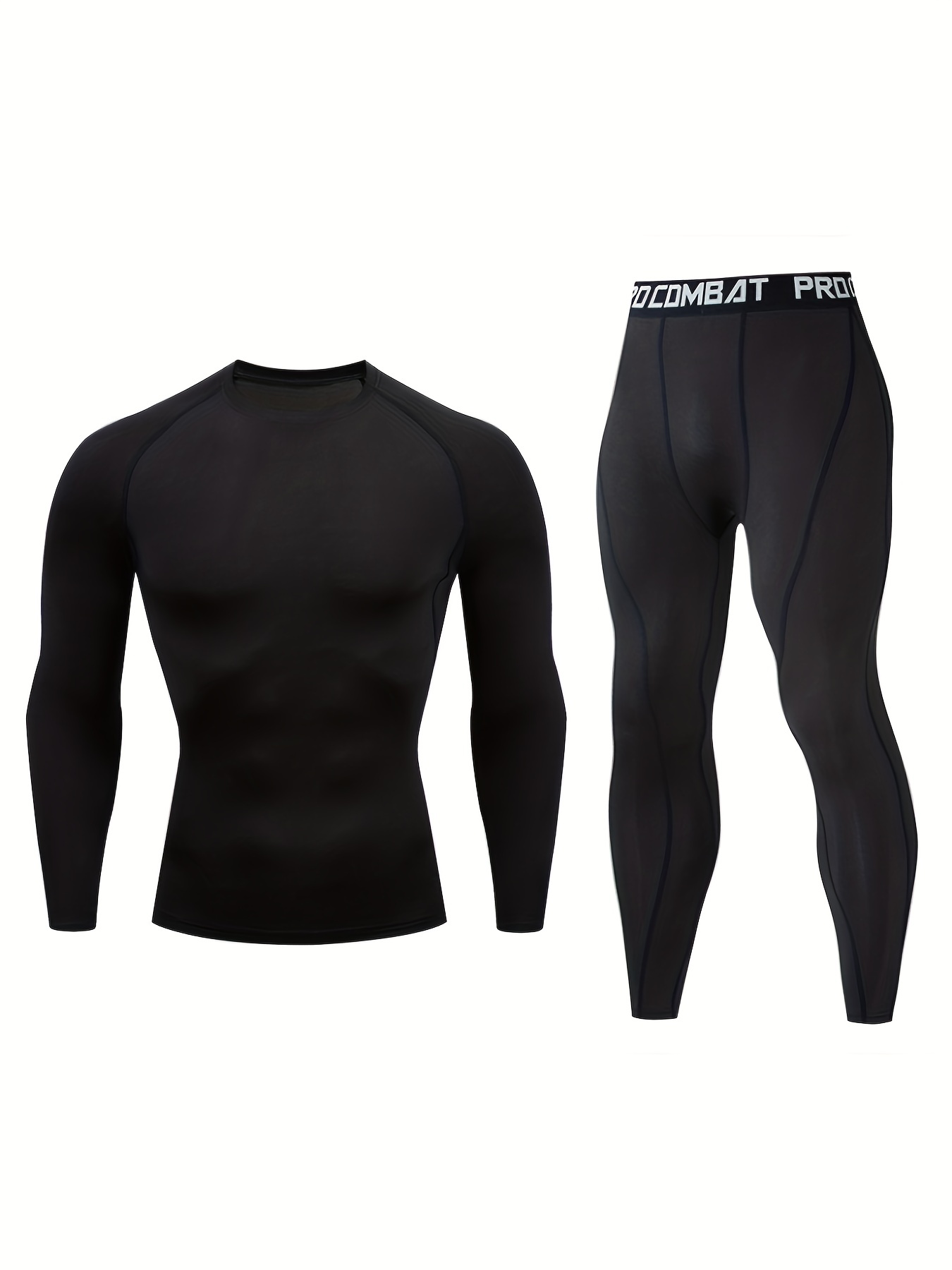 Men's Tight Sports Suit Body Shaping Suit Quick drying - Temu