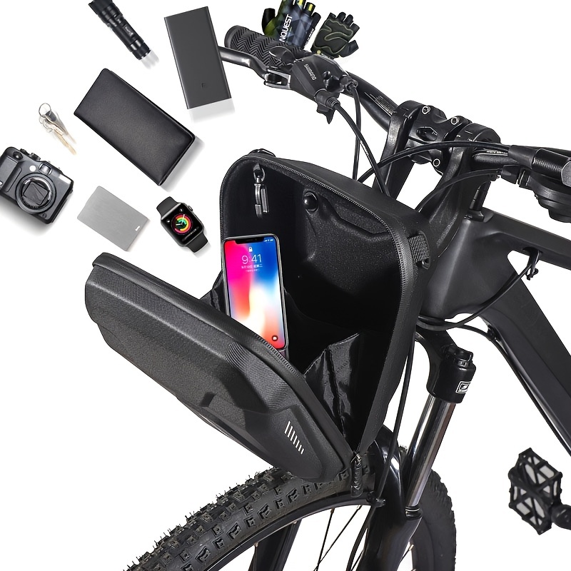 Funda para bicicleta, para 3 bicicletas, HWD: 43.3 x 78.7 x 39.4 in,  protección contra la lluvia y la suciedad, con bolsa, plástico, negro/plata