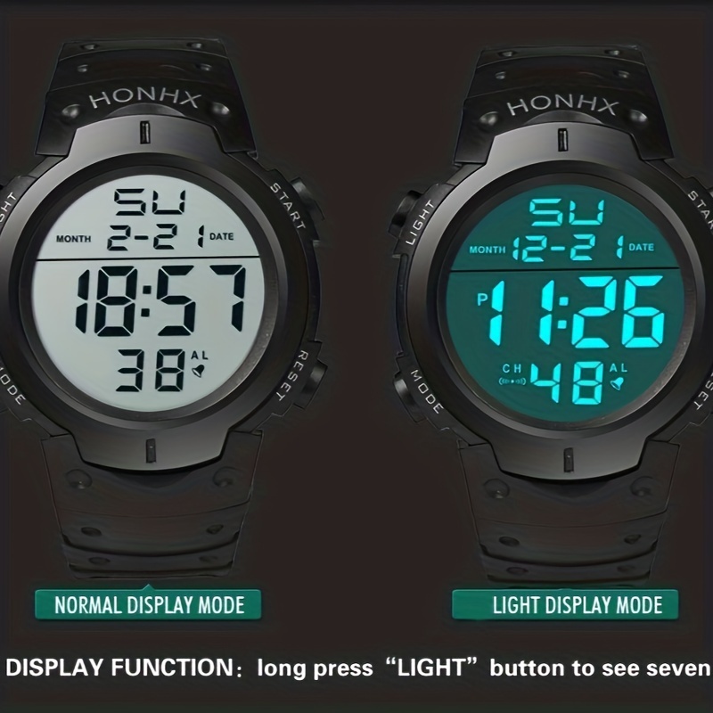 Honhx digital outlet watch