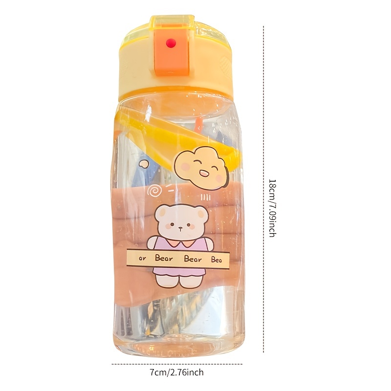 Hot Sale Promotional Good Quality Cartoon Water Bottle With Straw For Infant  Toddler, Student Water Cup, Baby Anti Choking Handle Water Bottle, Plastic  Drop Resistant Learning Drinking Cup For 6 Months+ 