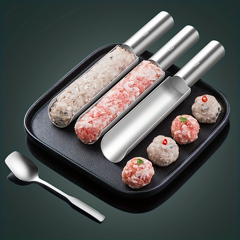 Meatball Maker Spoon Non Stick Thick Stainless Steel Meat Baller Kitchen  Utensil