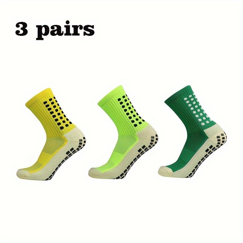 Non slip Football Socks Sports Outdoor Socks Crew Grip Socks - Temu ...