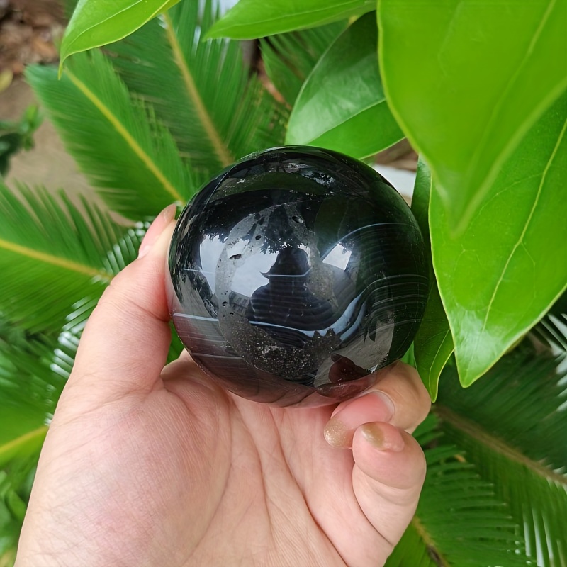 1PC Natural Crystal Agate Ball Reiki Healing Stone Energy Meditation Stone