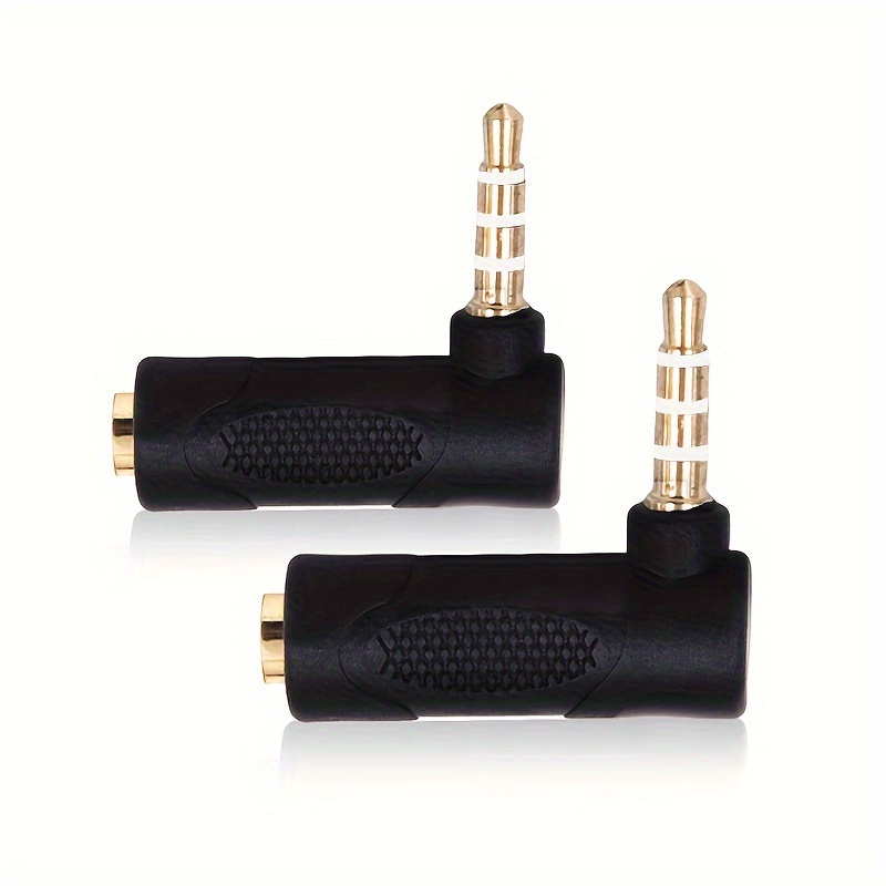 L shaped best sale headphone jack adapter