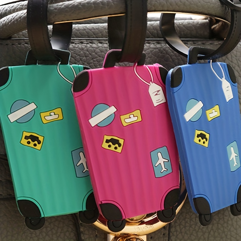 New Fashion Silicon Luggage Tags Travel Accessories Bags - Temu