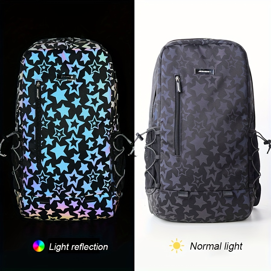 Men's Reflective Backpacks Lightweight Backpacks Student - Temu