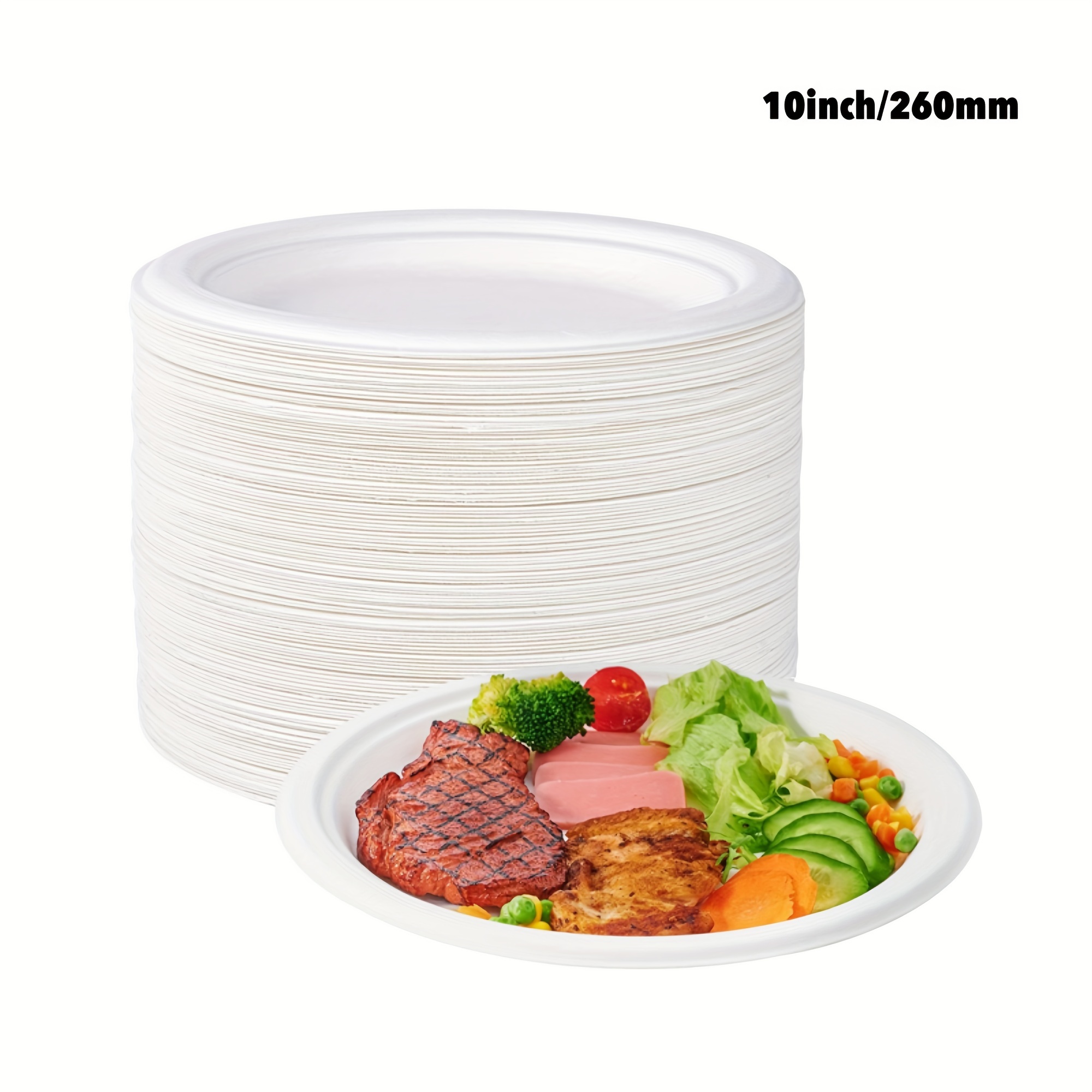  200 Count Dessert Plates 4 Inch Paper Plates Disposable Square  Plates White Bagasse Natural Cake Plates and 200 Count Clear Plastic Forks  for Dessert Salad Appetizer Wedding Party Supplies : Health & Household