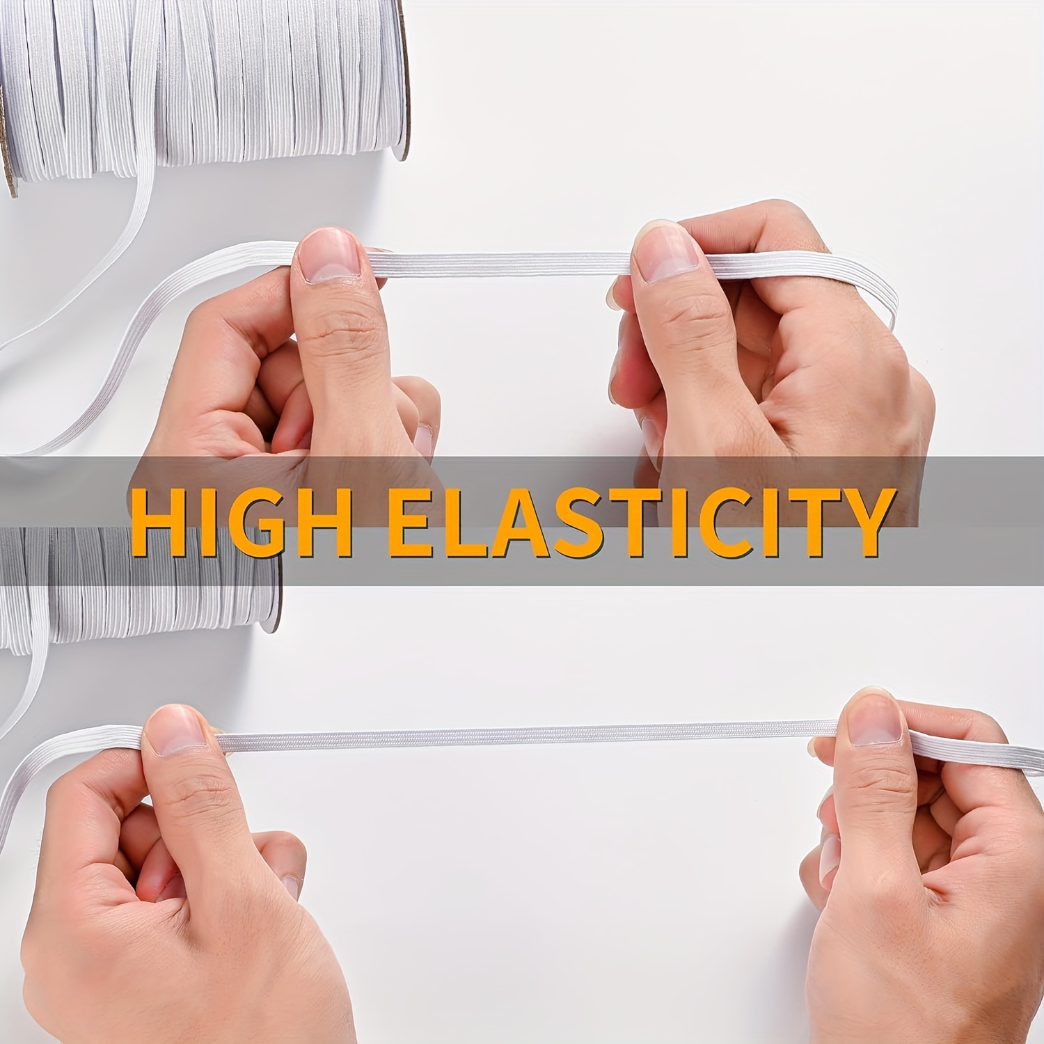 1pc 5mm Sewing Elastic Band Stretch High Elasticity Knit Elastic