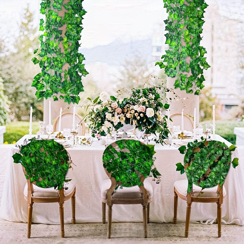 24 Strands 84 Ft Fake Ivy Leaves Artificial Ivy Garland Greenery