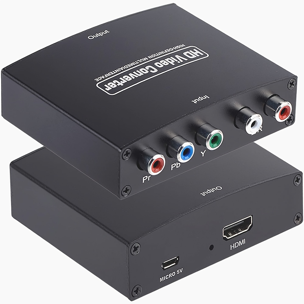 Adaptateur convertisseur pour console de jeu Playstation 2 vers HDMI, Plug  and Play pour PS2, adaptateur HDMI avec entrée Ypbpr et sortie audio 3.5mm  - AliExpress