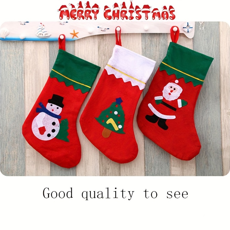 Christmas Stocking Fairy Stocking Christmas Decoration Ornaments Large Elf  Christmas Stocking Gift Bag Pendant, Home Decor Room Decor Theme Party  Decor, Christmas Decorations 2023 - Temu