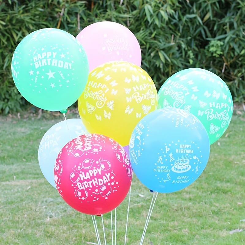 Ballon anniversaire fetes multicolore motif pois 100pcs - Couleur