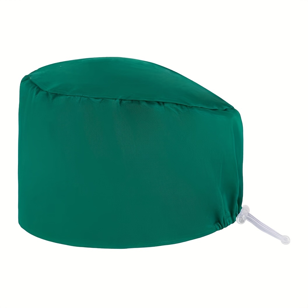 Solid Color Unisex Working Hats Lightweight Adjustable Doctor Nurse Casual Scrub Hats Work For Women & Men