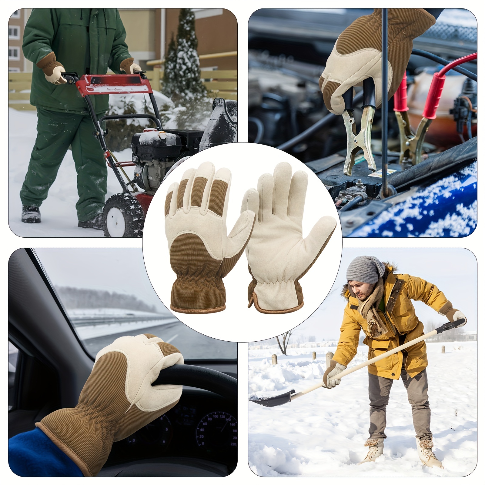 Men's Deer Soft Work Gloves