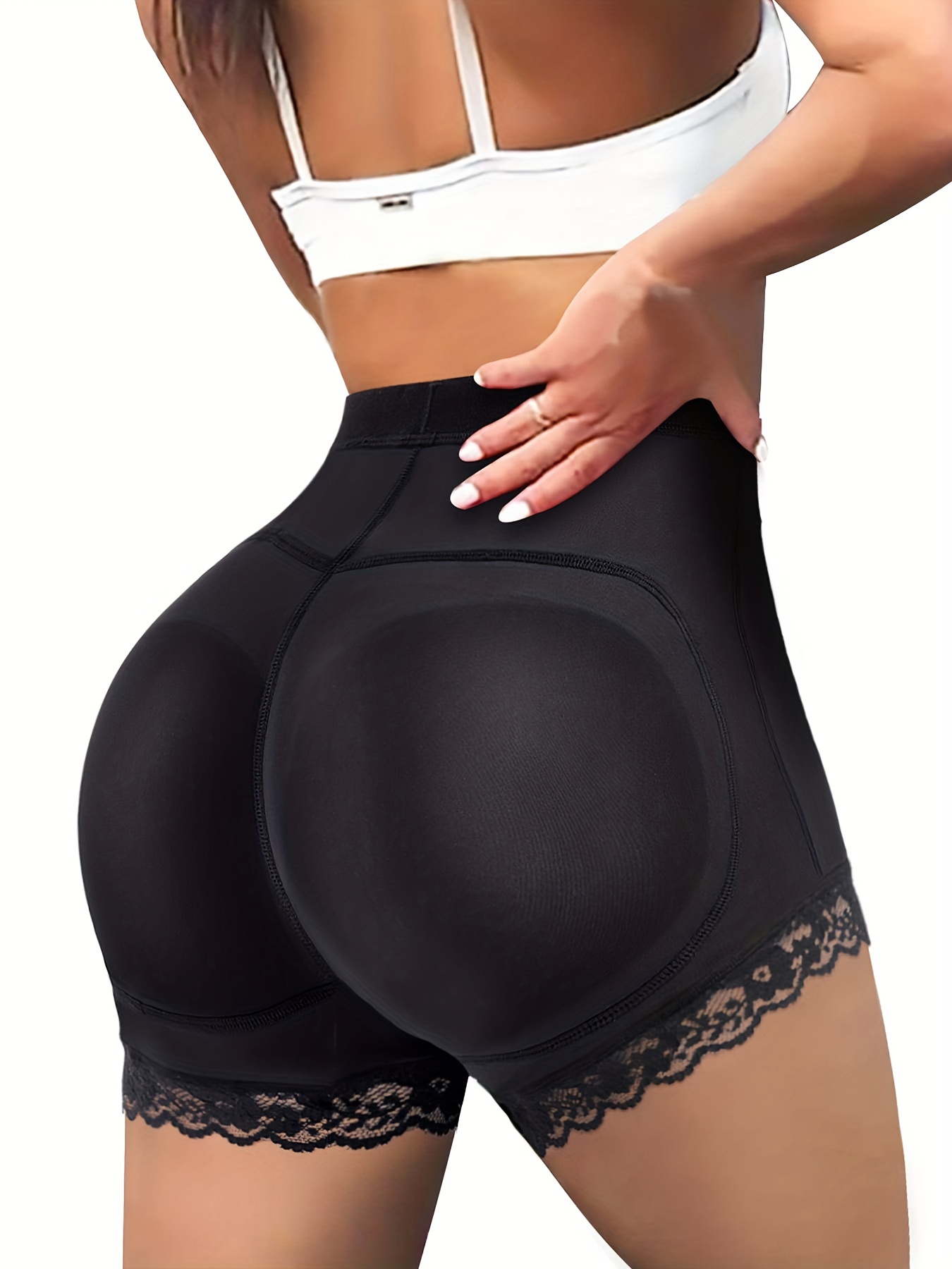 Seamless Solid Shaping Shorts, Tummy Control Compression Butt Lifting Shorts,  Women's Underwear & Shapewear - Temu New Zealand