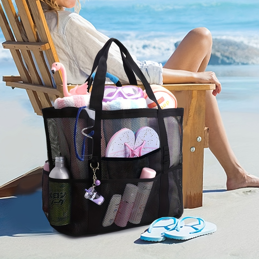 Small Beach Hole Tote Bag, Eva Lightweight Portable Storage Bag
