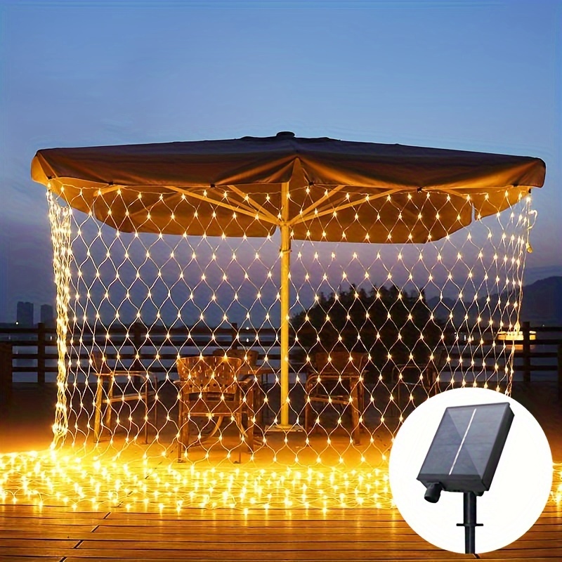 Star Lighting Strings Solar Light Fishing Net Lights Waterproof