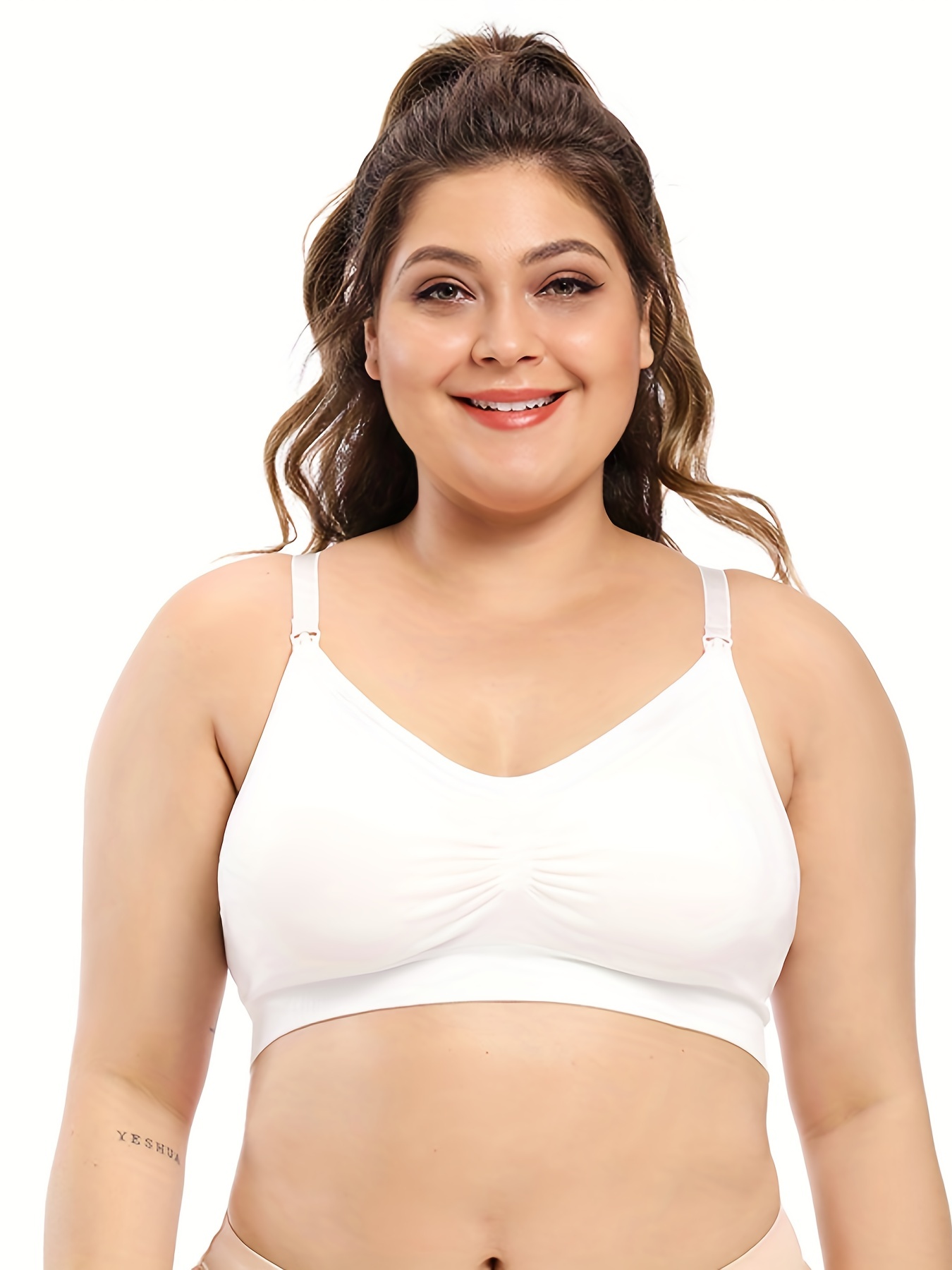 Women's The Natural 4002H Plus Size Low Back Bra Converters (Nude O/S)