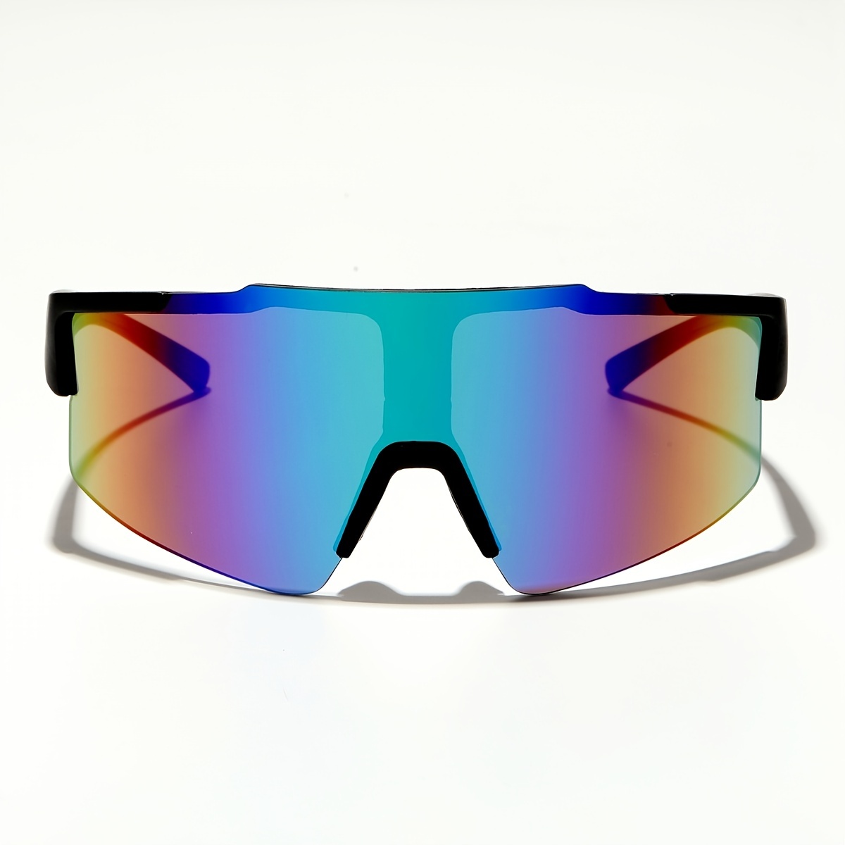 * Y2K Cyberpunk Sunglasses - UV400 Protection, Lightweight Full-Wrap Frame  for Driving, Boating, Fishing, Softball, Beach, and Cycling