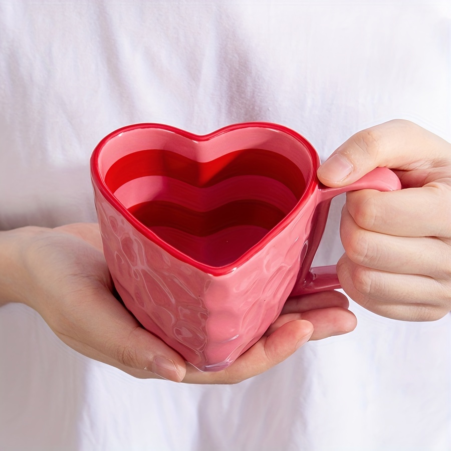 Heart love valentines day gifts hearts with faces cute valentine Coffee Mug  by CharlotteWinter