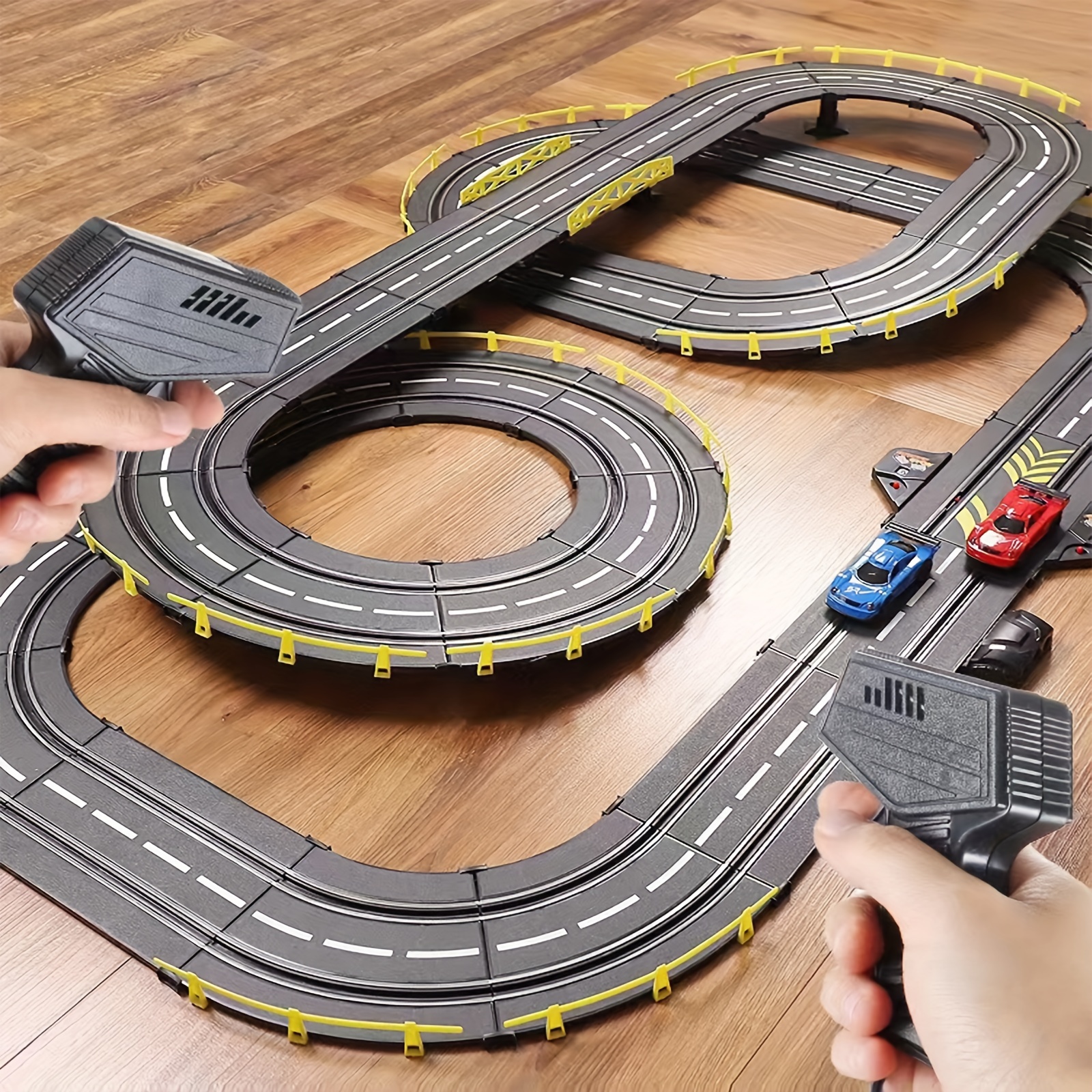 Assembled Race Track Toy Car Electric Slot Train Rail Speed Tracks