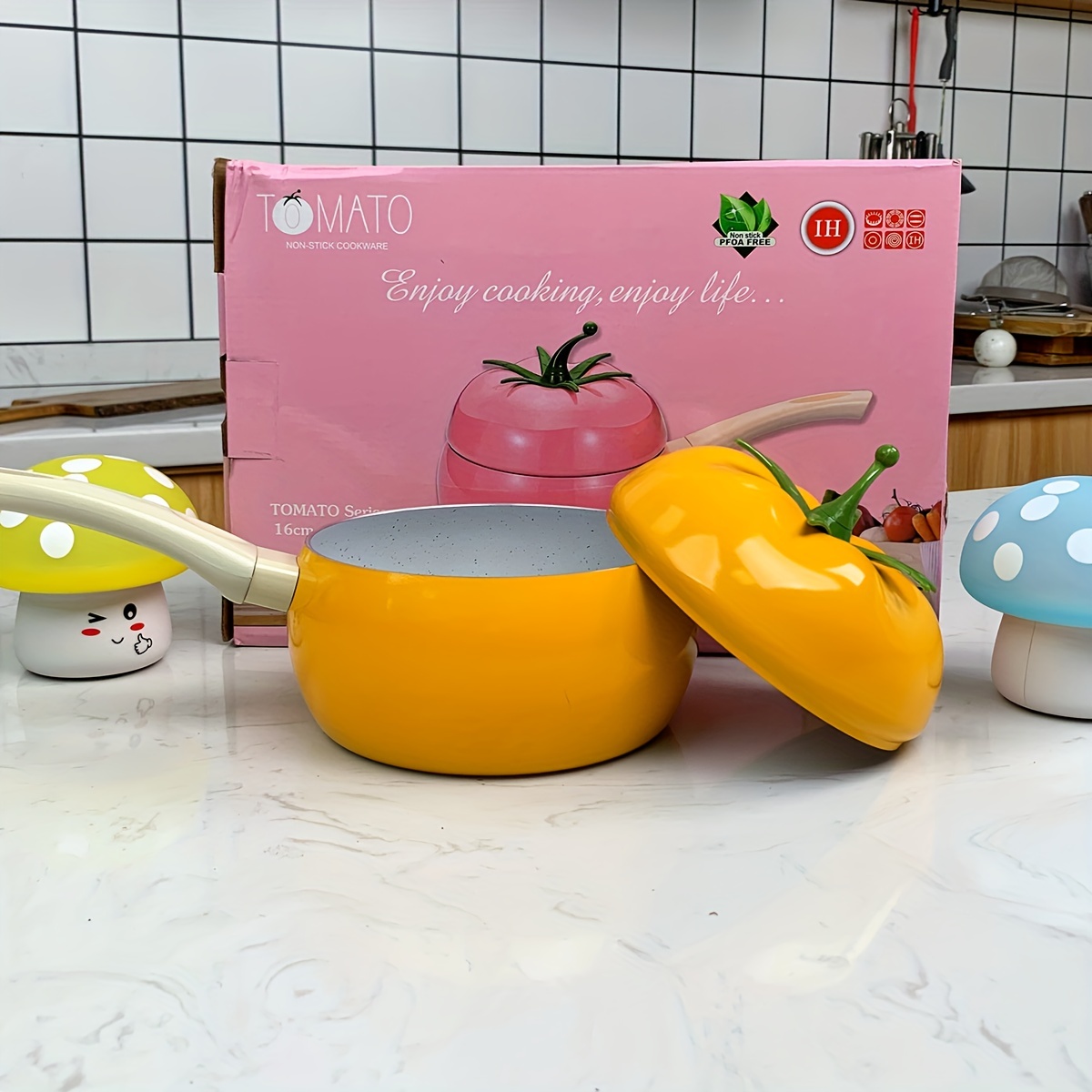 Saucepan With Lid, Yellow Tomato Shaped Sauce Pan With Cover, Cute Kawaii  Sauce Pot, Vegetable Saucier, Kitchen Utensils, Kitchen Gadgets, Kitchen  Accessories, Home Kitchen Items - Temu