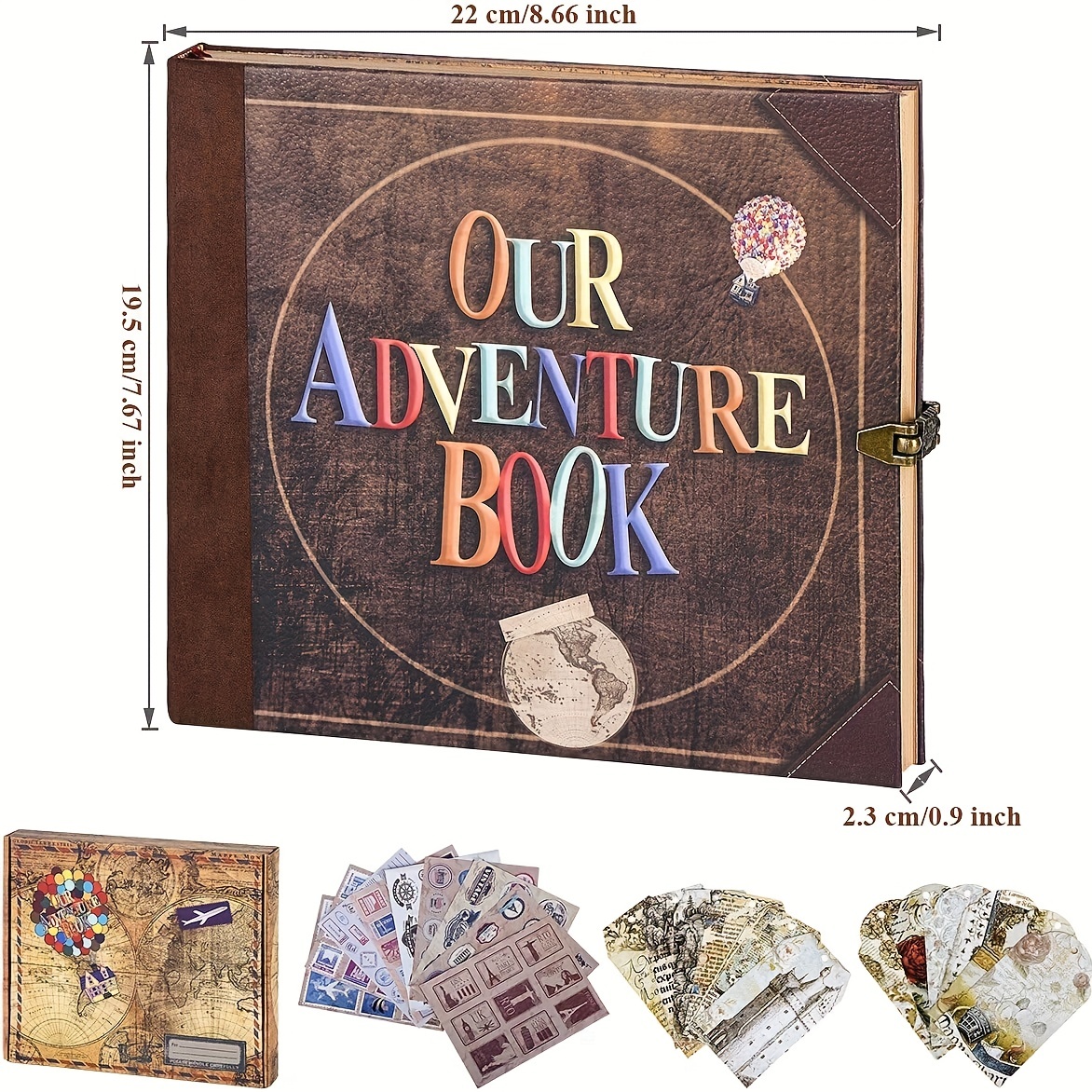 Our Adventure Book Travel Journal Vintage Scrapbook - Temu