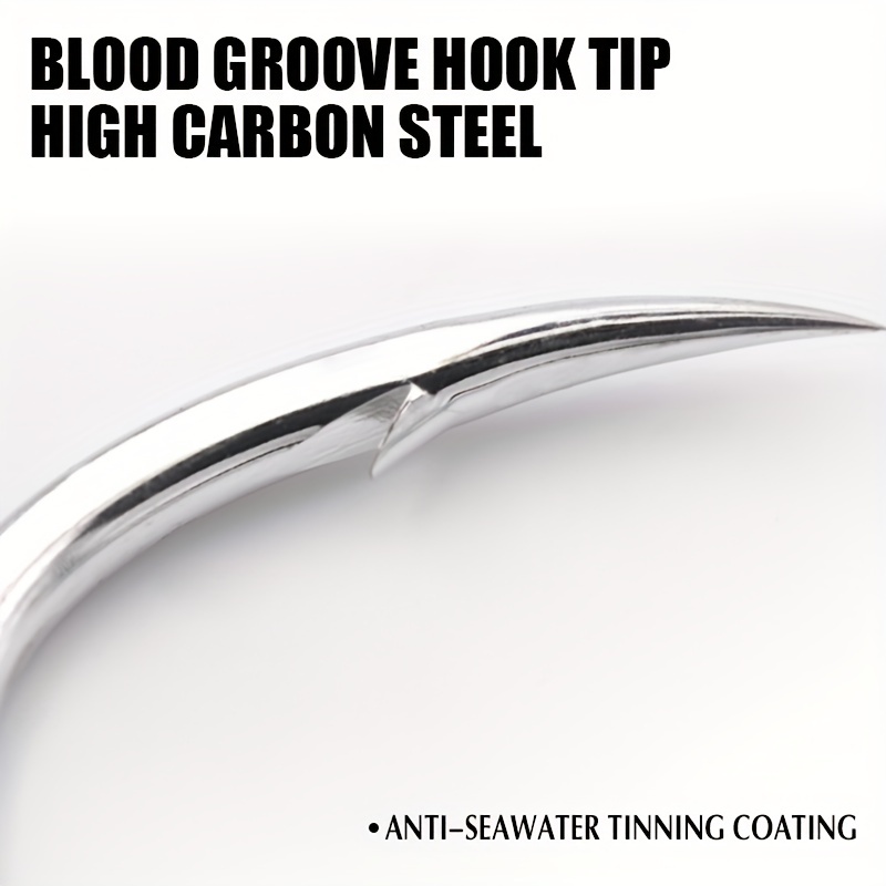 Light Iron Plate Double Hook Assist Big Hook Glow Jigging - Temu