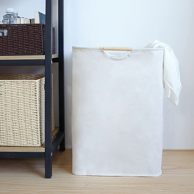 Cesto portabiancheria pieghevole in tessuto artistico cesto portabiancheria  per camera da letto semplice con borsa per